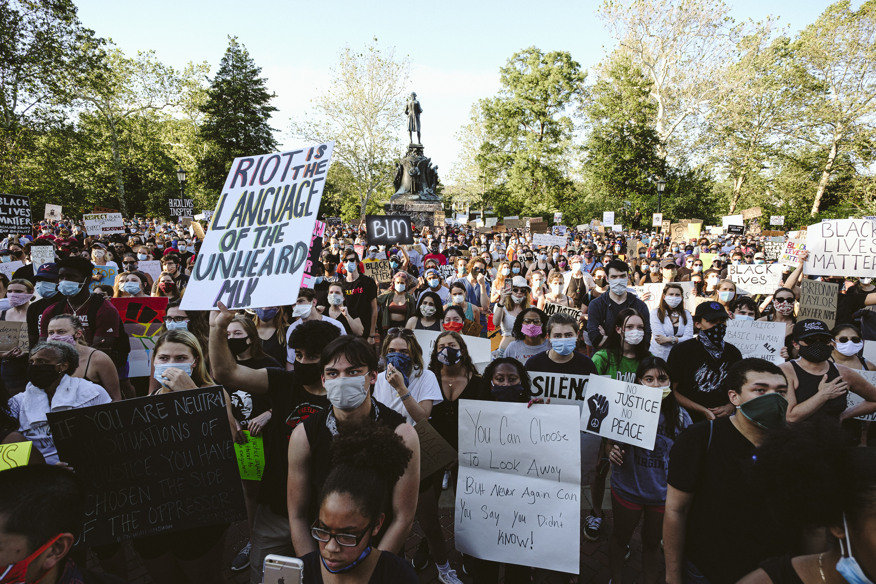 image of protest at UVA #6